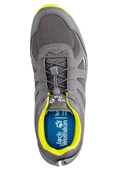 Jack Wolfskin Collections Grijs-limoen Bos 2 Ventilatieopeningen Laag M