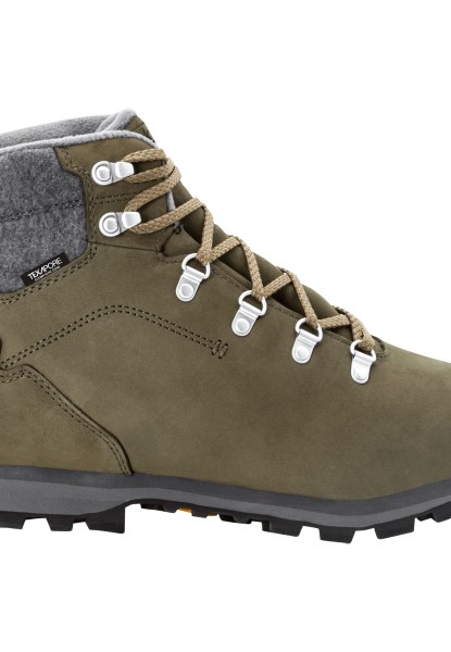Kaki-grijze Jack Wolfskin Thunder Bay Texapore Mid M Merken