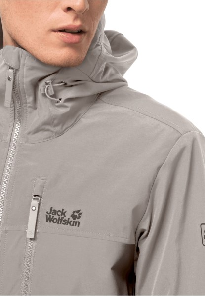 Desert Windjack M Collectie Jack Wolfskin Asgrijs