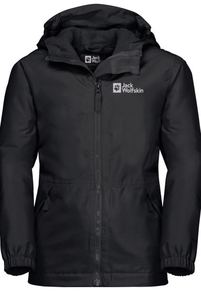 Jack Wolfskin New Black Snowy Days Jas Kinderen