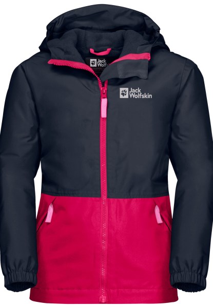 Roze Dahlia Snowy Days Jas Kids Jack Wolfskin Merken