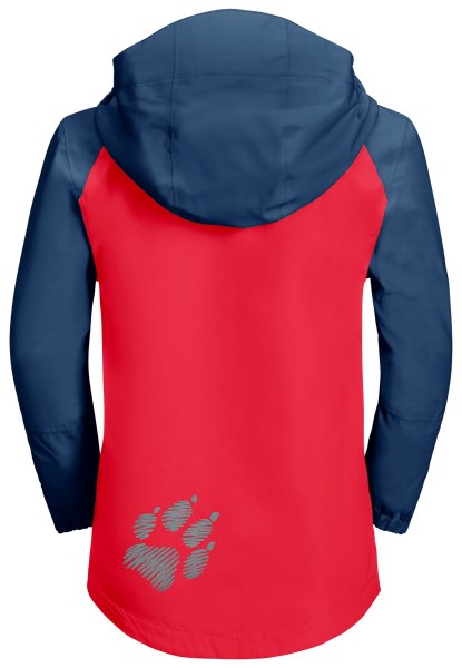 Collectie Tucan Jacket Kids Jack Wolfskin Peak Rood
