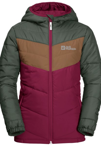 Donkere Robijn Jack Wolfskin Drie Heuvels Jas Kindermode