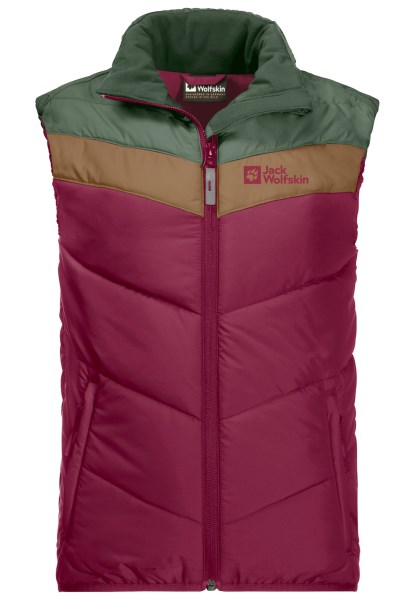 Dark Ruby ​​collecties Drie Heuvels Vest Kinderen Jack Wolfskin