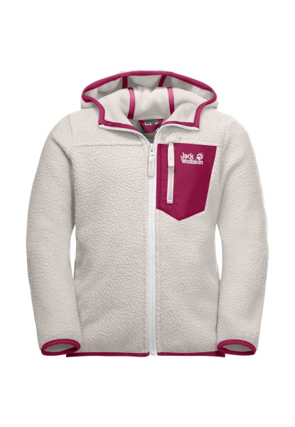 Brand Winter Pearl Ice Curl Jack Met Capuchon Wolfskin