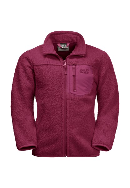 Ice Curl Jas K Dark Ruby ​​best Jack Wolfskin
