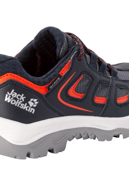 Origins Night Blue-red Vojo Texapore Low K Jack Wolfskin