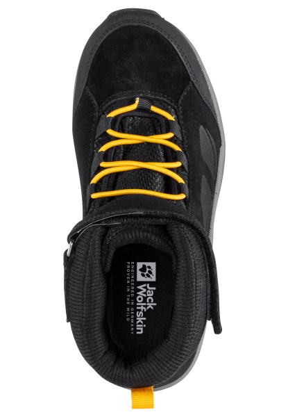 Jack Wolfskin Zwart-potig Geel Xt Fashion Vojo Lt Texapore Mid K