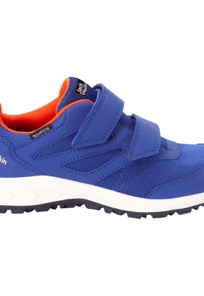 Jack Wolfskin Woodland Texapore Low Vc K Merk Donkerblauw-oranje
