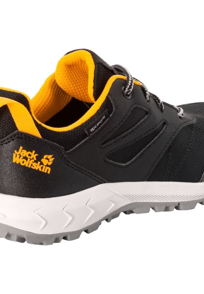 Zwart-potige Gele Jack Wolfskin Bos Texapore Low K Origineel