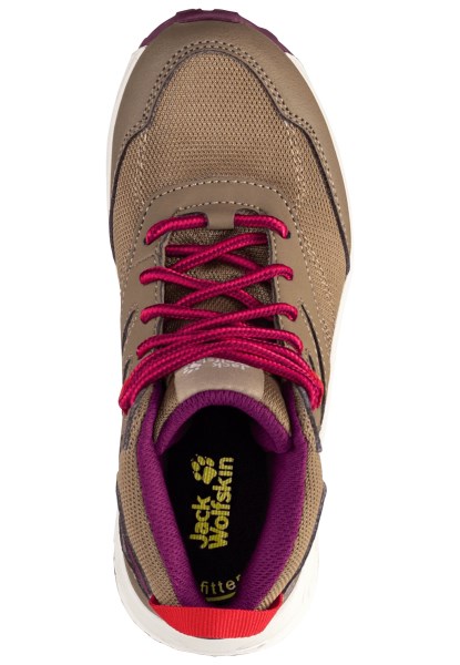 Bruinroze Woodland Texapore Mid K Jack Wolfskin Nieuw
