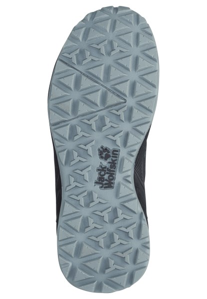 Collecties Woodland Texapore Low K Zwart-potig Geel Xt Jack Wolfskin