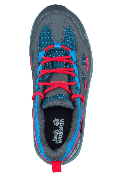 Merken Blauw-rood Vojo Texapore Low K Jack Wolfskin