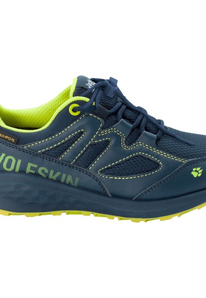 Ontketen 4-speed Texapore K Blue-lime Nieuwe Jack Wolfskin