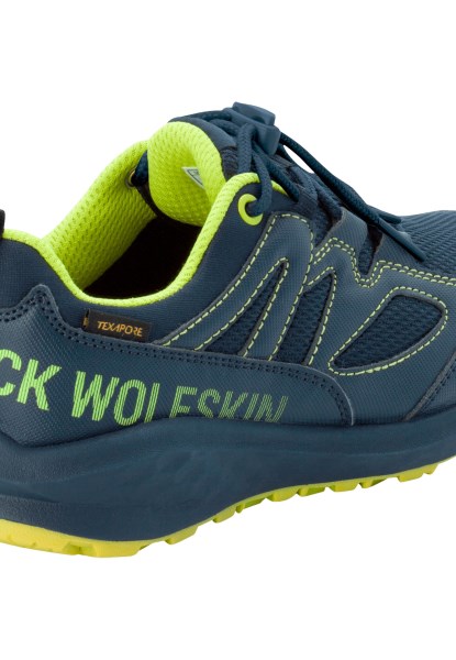 Ontketen 4-speed Texapore K Blue-lime Nieuwe Jack Wolfskin