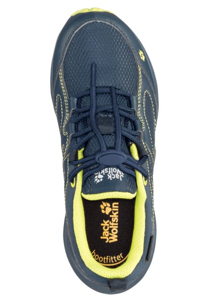 Ontketen 4-speed Texapore K Blue-lime Nieuwe Jack Wolfskin