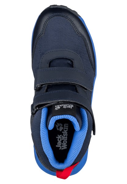 Jack Wolfskin Origins Woodland Texapore Mid Vc K Donkerblauw-rood