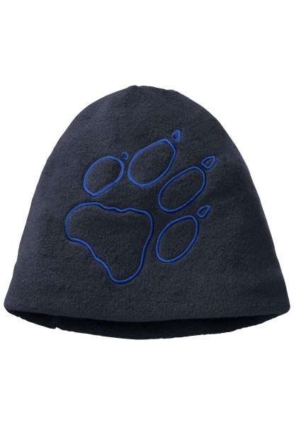 Nachtblauwe Front Paw Beanie Kids Hot Jack Wolfskin