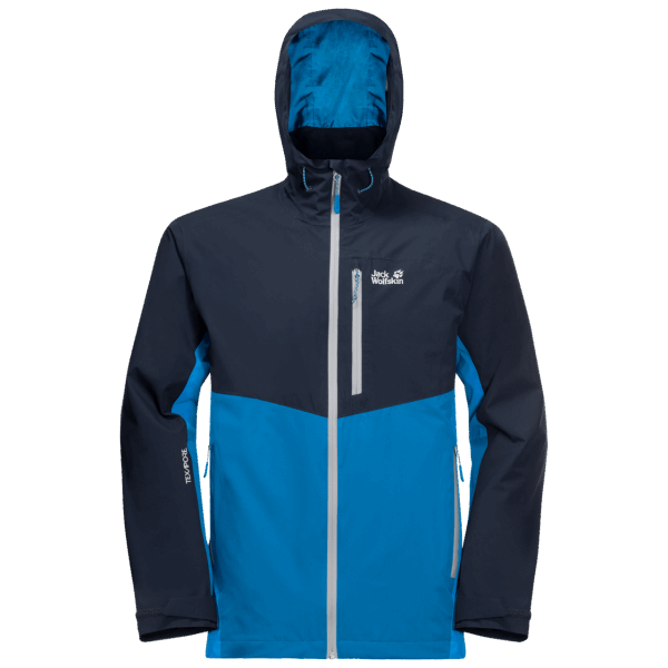 Heren Eagle Peak Jas Jack Wolfskin Blauw Pacific Nieuw