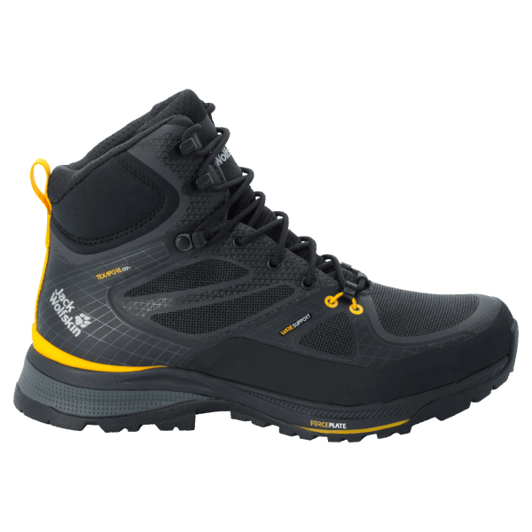 Zwarte Collectie Heren Force Trekker Texapore Mid Jack Wolfskin