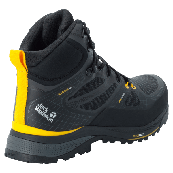 Zwarte Collectie Heren Force Trekker Texapore Mid Jack Wolfskin