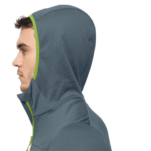 Jack Wolfskin Storm Grey Origin Hydro Grid Fleece Voor Heren