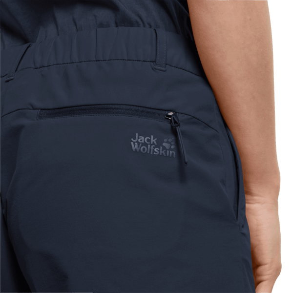 Jack Wolfskin Dames Pack & Go Short Nachtblauw Origineel
