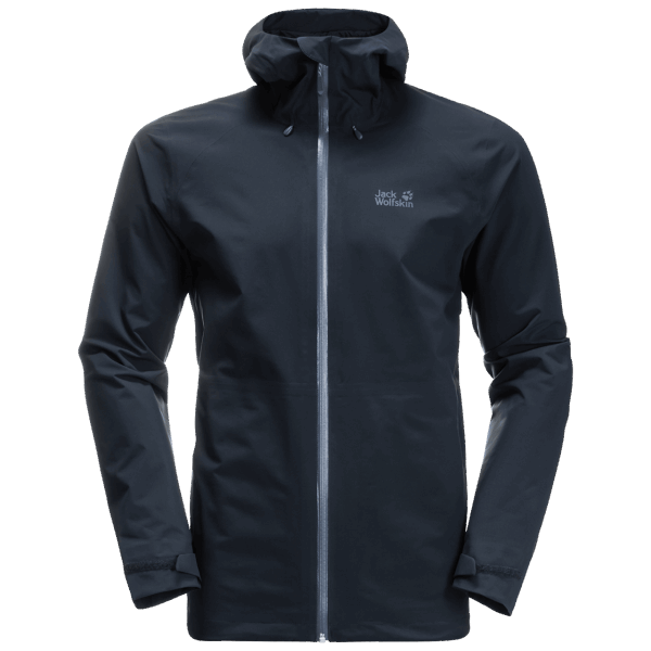 Nachtblauw Heren Hoogste Piek Jas Jack Wolfskin Nieuw