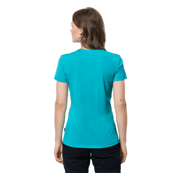 Dames Crosstrail Graphic T Dark Aqua Jack Wolfskin Merken
