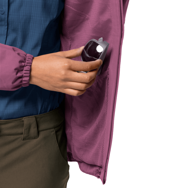 Stormy Point Damesjack Merken Violet Quartz Jack Wolfskin