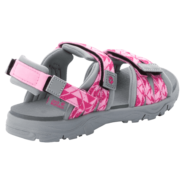 Origins Kid's 2 In 1 Sandaal Jack Wolfskin Roze-lichtgrijs