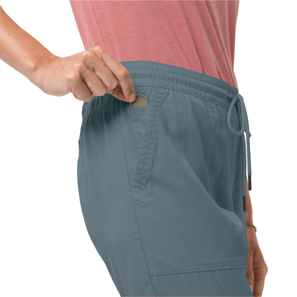 Jack Wolfskin Origins Dames Mojave Broek Teal Grijs