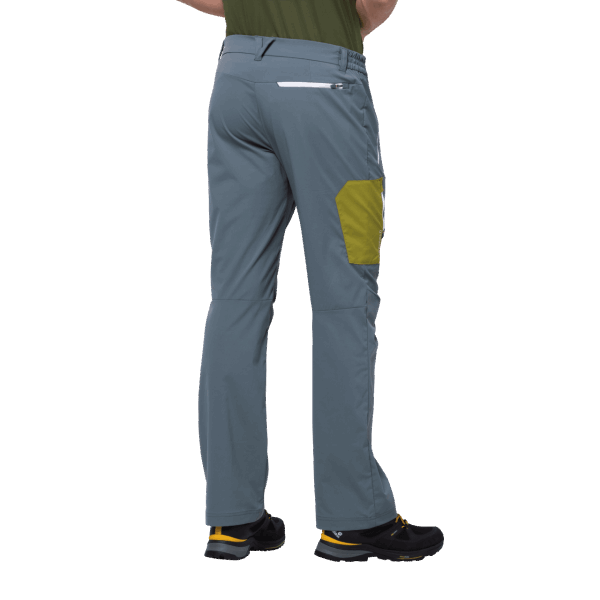 Heren Overland Broek Jack Wolfskin Hot Storm Grijs