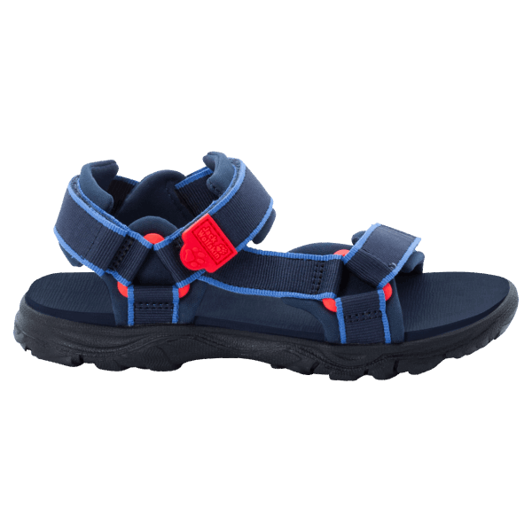 Zeven Zeeën 3 K Jack Wolfskin Blauw-rood Heet