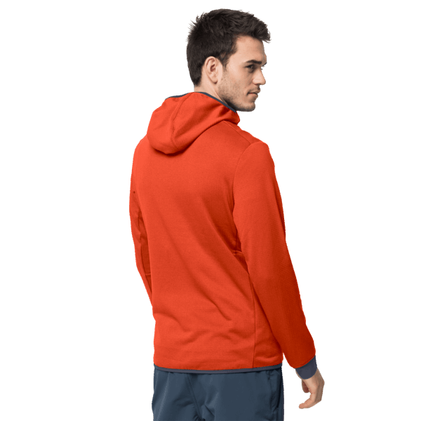 Heren Hydro Grid Fleece Wild Brier Fashion Jack Wolfskin