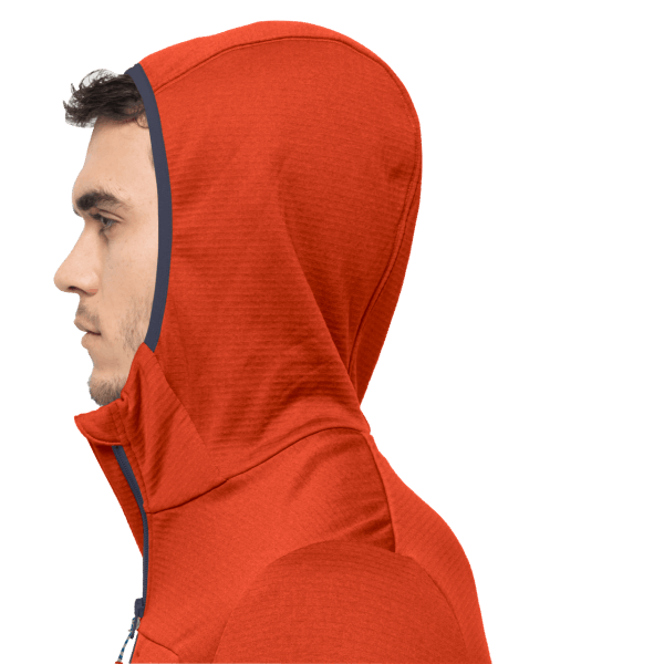 Heren Hydro Grid Fleece Wild Brier Fashion Jack Wolfskin