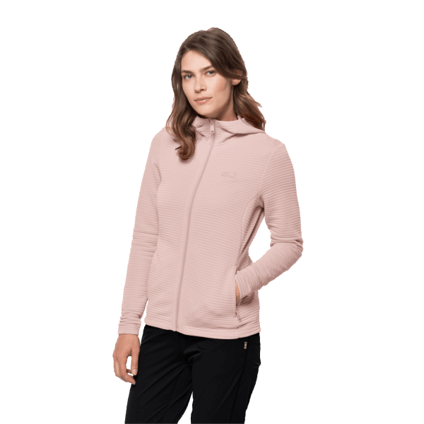 Jack Wolfskin Mode-damesjack Met Capuchon Fashion Light Blush