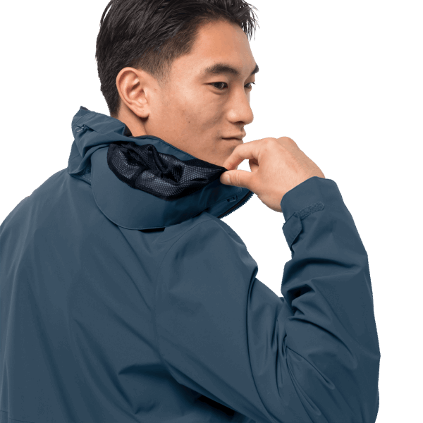 Donderblauw Evandale Herenjack Jack Wolfskin Origins