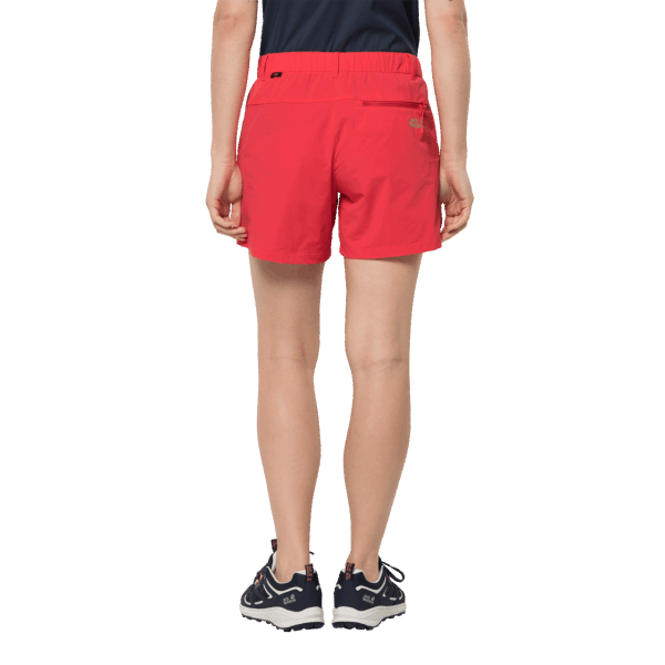 Jack Wolfskin Dames Pack & Go Short Hot Tulip Rood