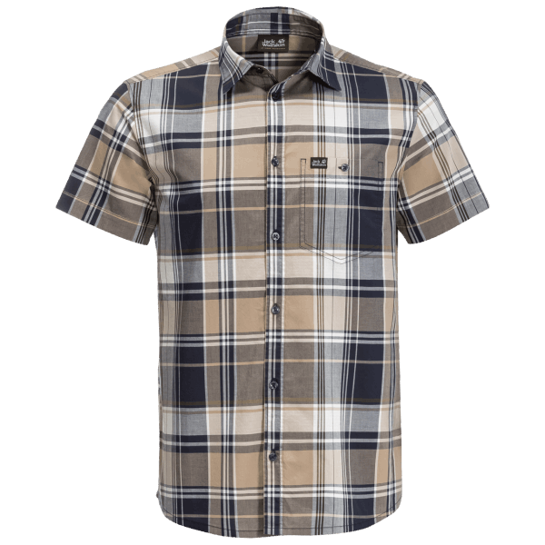 Jack Wolfskin Little Lake Herenoverhemd Sand Dun Checks Collectie