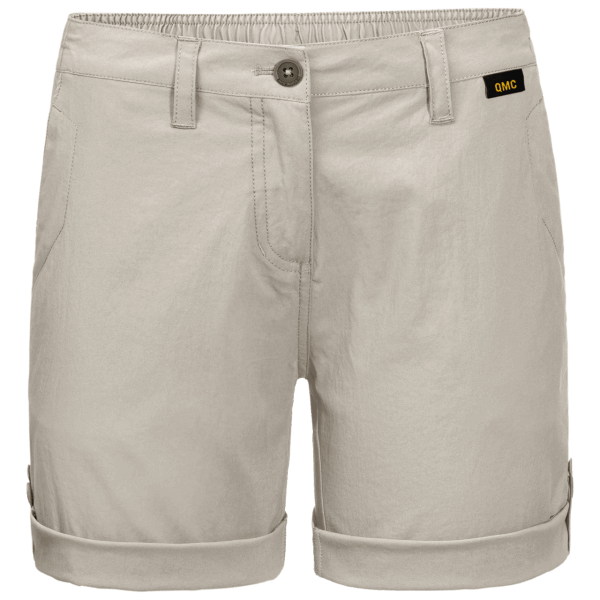 Hete Stoffige Grijze Dameswoestijnshort Jack Wolfskin