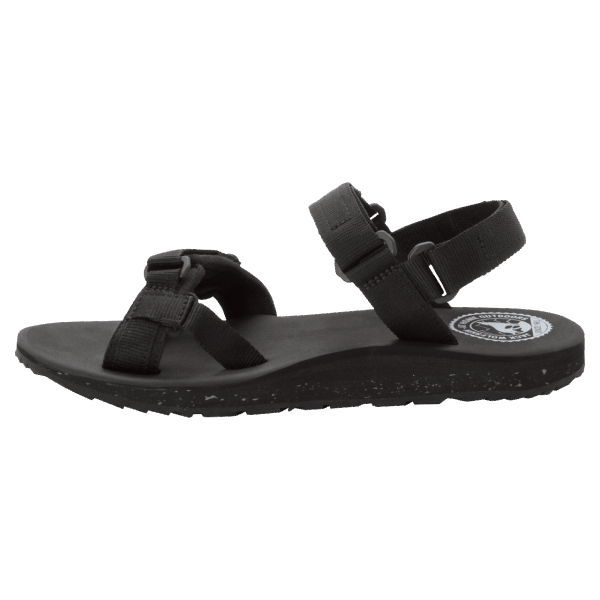 Brands Jack Wolfskin Zwart-lichtgrijze Outfresh Damessandaal