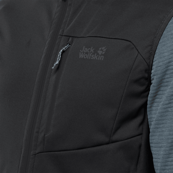 Origineel Hoogste Punt Vest M Jack Wolfskin Zwart