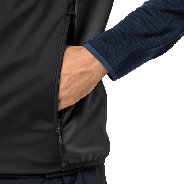 Origineel Hoogste Punt Vest M Jack Wolfskin Zwart