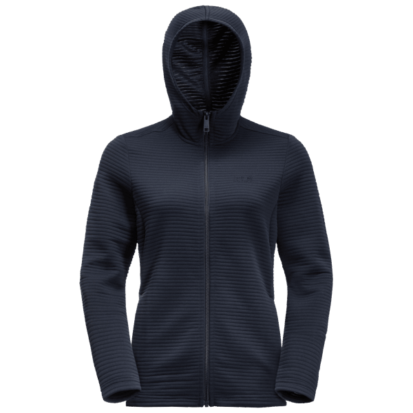Jack Wolfskin Modesto Damesjack Met Capuchon Nachtblauw Nieuw