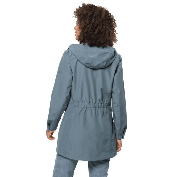 Merken Jack Wolfskin Teal Grey Cape York Paradise Jas Voor Dames