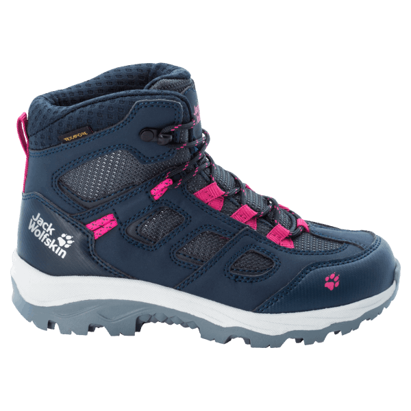 Donkerblauw-roze Nieuwe Jack Wolfskin Kid's Vojo Texapore Mid
