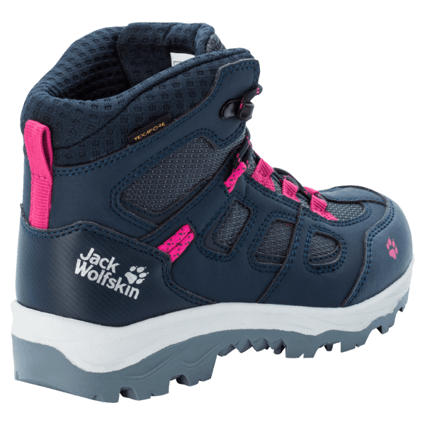 Donkerblauw-roze Nieuwe Jack Wolfskin Kid's Vojo Texapore Mid