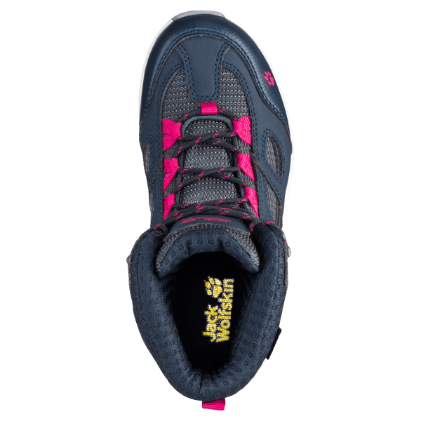 Donkerblauw-roze Nieuwe Jack Wolfskin Kid's Vojo Texapore Mid