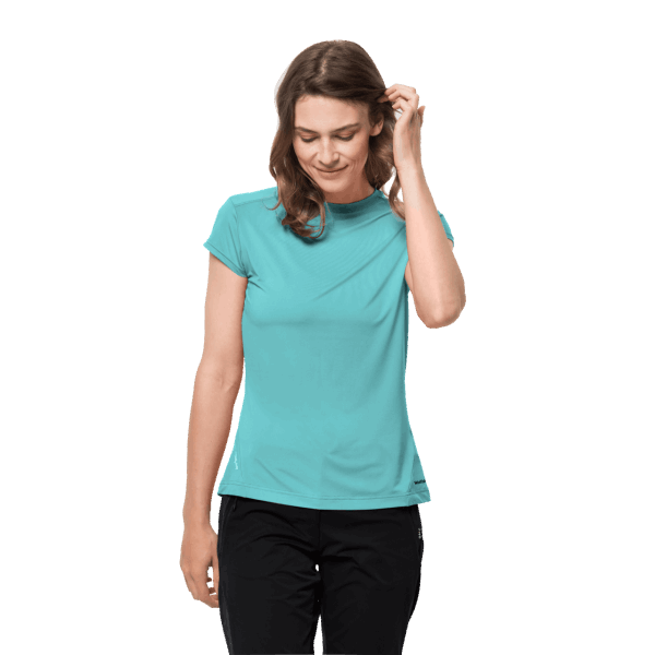 Origins Peppermint Jack Wolfskin Tasman Korte Mouw Voor Dames